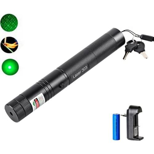 Hot Sale Green Laser Pointer Adjustable Burning Match With Rechargeable Powerful Laser Adjustable Laser Pointer High Power 532nm