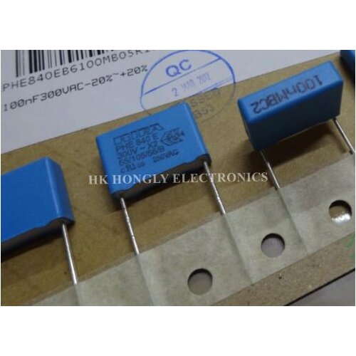 20PCS PHE840E 0.1UF 300V 100NF 104 P=15mm FILM CAPACITOR