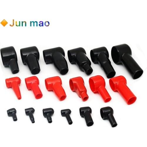 5PCS Battery terminal insulating cap battery pile head cap positive and negative pole clamping column protective sleeve UPS batt