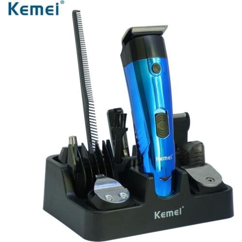 6 in 1 Hair Clipper Professional Trimmer Household Cutting Machine Beard Barber Razor For Men Face Shaving Care Tools 40D