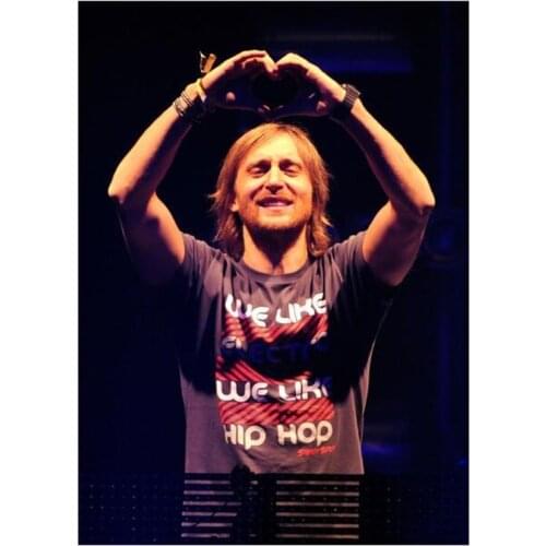 5D DIY Full Round Diamond Painting DJ Music Star David Guetta Cross Stitch 3D Embroidery Rhinestone Mosaic Wall Stick Art Y700