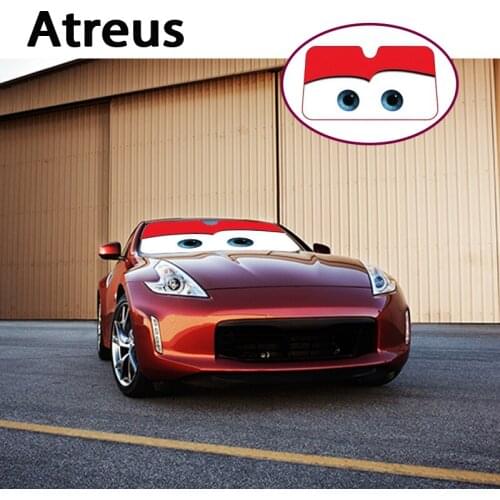 Atreus 1pc cartoon Car Window Windshield Windscreen Cover Sun Shade For BMW e46 e39 e36 Audi a4 b6 a3 a6 c5 Renault duster Lada