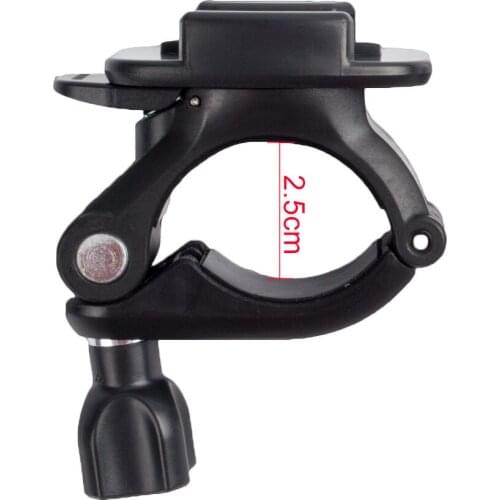 Sports Camera Handle Bar Seat Fixed Seat 25-30mm Diameter Tube Rotating Fixed Small Base Clip for Gopro SJCAM Xiaomi Yi