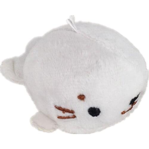 20PCS Sweet White Dolphin 6CM Plush Toy , Key Chain Stuffed Animal Gift Decoration Doll