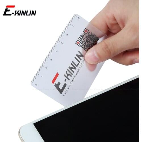 Measuring Ruler Plastic Open Card Teardown Repair Pry Opening Tool Scraper Mobile Phone Tablet LCD Screen Disassembly Tools