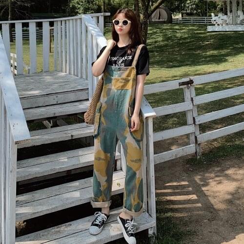 KUANGNAN Women's Camouflage Pants