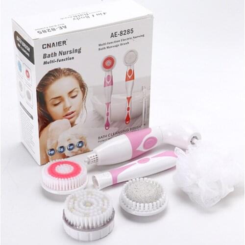 Elitzia ET8285 Bathroom Accessory Massage Shower Brush With Long Handle Electric And Waterproof (Random Color)