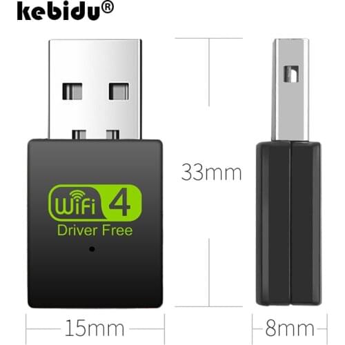 Mini usb wireless wifi adapter 300mbps wi-fi receiver 802.11b/n/g usb ethernet adapter network card Support Windows Mac for PC