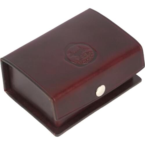 Tourbon Hunting Accessories Gun Cleaning Kit Carrying Care Tools Case Pouch Genuine Leather Jewelry Box