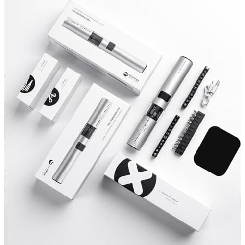 NEW MI WOWSTICK Screwdriver SD 36 Bits 3LED Lithium Battery Rechargeable Screwdriver Kit Magnetic Suction One Button Design