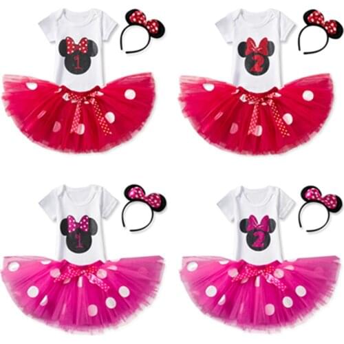 Baby Girls Dress Girl Princess Party Costume Toddler Infant Clothing Polka dot Dress Birthday Party Tutu Dress Baby Girl Clothes