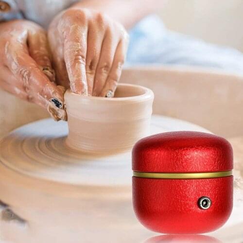 Professional Mini Pottery Wheel for School Ceramic Teaching Pottery Bar DIY Shop Home Use Gift for Children ALI88