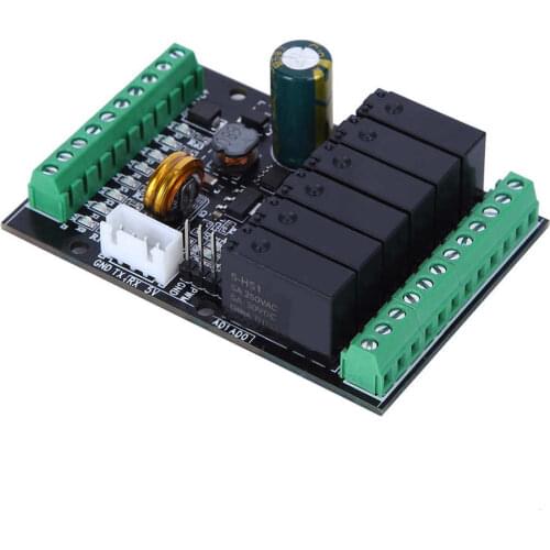 PLC Industrial Control Board Simple Programmable Base on FX1N / 2N-6MR / T / 10 /14 / 20MR
