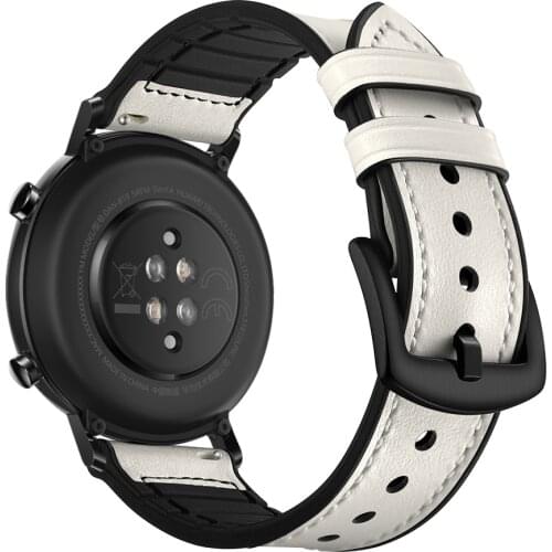 22mm Strap for Samsung galaxy watch 3 Gear S3 Frontier/Amazfit Pace Stratos 46mm Leather Bracelet Huawei watch GT 2-2e-Pro band