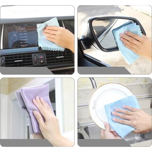 Ultrafine Fiber Polishing Cloth Mirror Glass No Watermark No Mark Cleaning Special Not Easy To Drop Wool Cleaning Cloth