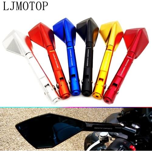 CNC Aluminum Universal Motorcycle Rearview Mirror Moto side Mirrors For BMW F800GS Adventure F800GT F800R F800S F800ST