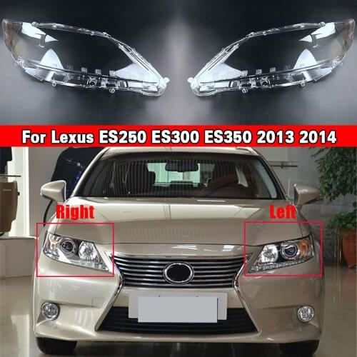 Car Headlight Lens Replacement Auto Shell Lexus Lampshade Lampcover For ES250 ES300 ES350 2013 2014 Headlamp Cover Shade Shell