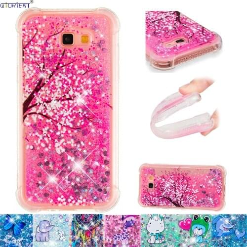 Cute Glitter Liquid Case for Samsung Galaxy A3 A5 A7 2017 Silicone Bumper Cover SM-A320F/DS SM-A320FL SM-A520F/DS SM-A720F/DS