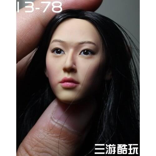1/6 scale Korean Beauty girl headsculpt Jun Ji-hyun Head shape for 12" Action Figure Doll.Not included body and clothes