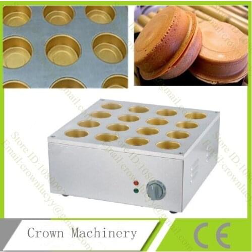 Commercial Use Copper Hole 220v Electric 16pcs Japanese Dorayaki Red Bean Cake Maker Baker Machine