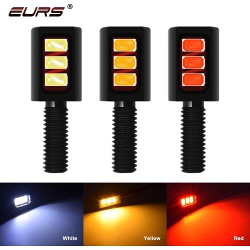 2pcs Car Licence Plate Number Light Moto Lamp Bulb Motorcycle Turn Signal Tail LED Lights 3SMD 12V 5630 5730 Screw Bolt Light