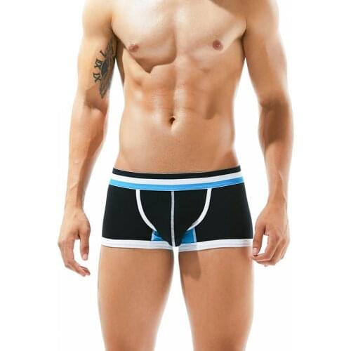 3pcs/lot New SEOBEAN mens boxer underwear cotton sexy print summer fashion personality boxer mens underwear