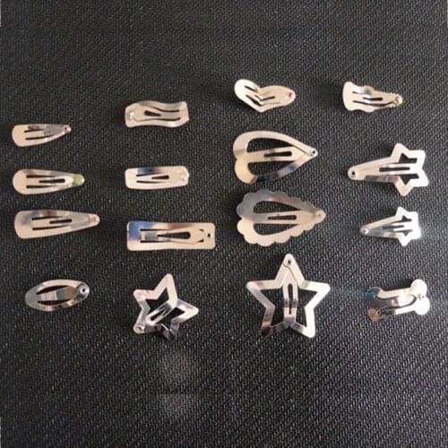 Pet accessories mini star BB clip dog hairpin dogLight board DIY bare clip Pet love bones five-pointed star BB clip 100pcs/lot