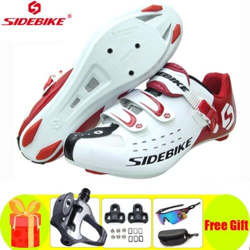 Sidebike Road Cycling Shoes Men Bike Sapatilha Ciclismo Ultralight Bicycle Sports Self-locking Professional Breathable Outdoor