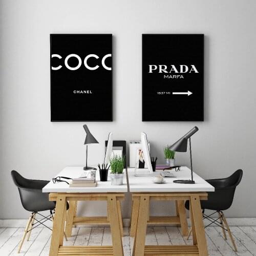 BrotherDream Wall Black And White Paintings