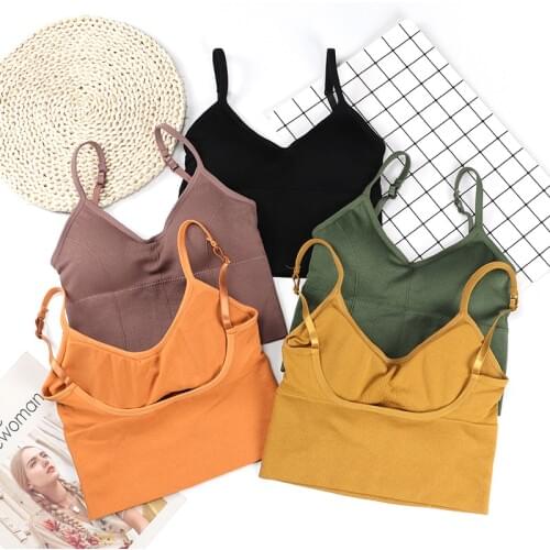 Bra For Fitness Gym Top Ladies Underwear Free Size Sports Women Yoga Bra With Pad Workout Indoor Wear Active Wear High Elastic