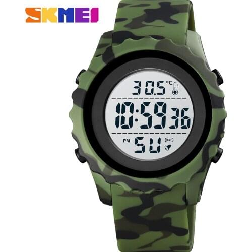 SKMEI Brand Digital Wristwatches Fashion Sport Original 50m Temperature Measurement Waterproof Mens Watch Relojes Para Hombre