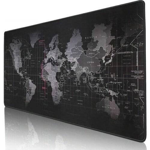 Gaming Mouse Pad Old World Map Large Lockedge Mouse Mat Keyboard Pad Desk Mat Table Mat Gamer Mousepad for Laptop Carpet Rug