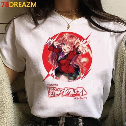 Kakegurui tshirt top tees women tumblr graphic tees women casual top tees tshirt couple clothes tumblr
