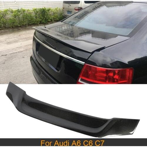 Car Rear Trunk Wing Spoiler for Audi A6 C6 C7 2005 - 2018 Rear Wing Spoiler Boot Lid