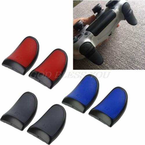 1 Pair New Anti Slip L2 R2 Trigger Extended Buttons Kit For PS4 Controller Analog Extenders Thumbtick Drop Shipping