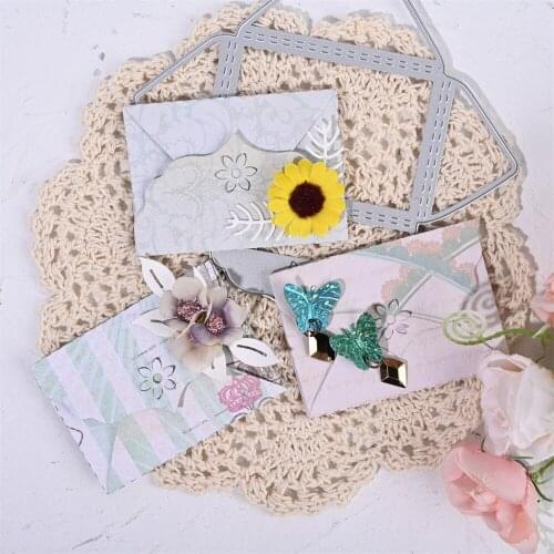 Envelope Metal Cutting Dies Stencil Template For DIY Scrapbooking Embossing Paper Cards Album Making Decorative Craft Dies Cut