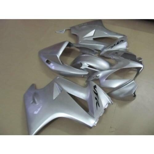 Motorcycle Fairing kit for VFR800 02 03 04 05 06 VFR 800 2002 2004 2006 Cool Silver ABS Fairings set +gifts HX12