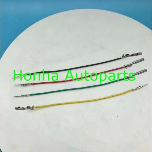 25/50/100 pcs/ lots crimp terminal 1670144-1/963716-1 with 20cm 20AWG (0.5mm) red black green and yellow wire