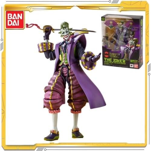 Original BANDAI DC S.H.Figuarts Batman Ninja The Joker Model Toy Action Figures Toys For Children Gift