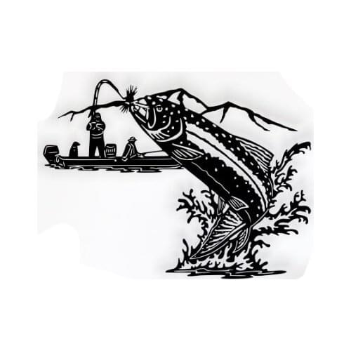 Fishing Fish Shape Metal Cutting Die DIY for Scrapbooking Decoration Crafts