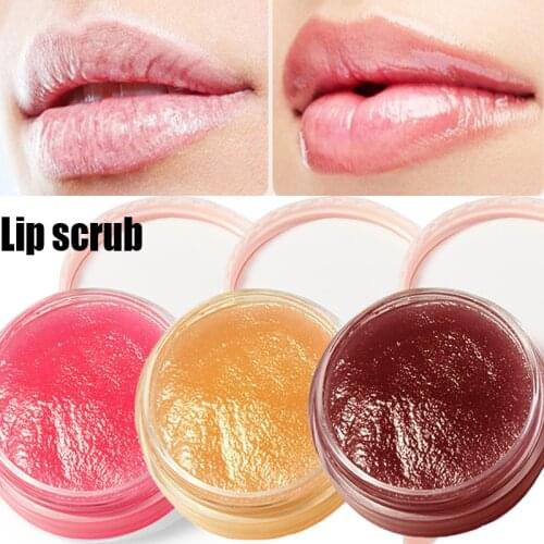 Lip Scrub Lips Exfoliate Moisturizing Full Lip Plumper Cosmetic Remove Dead Reduce Lip Lines Skin Lip Balm Skin Care Lips Makeup