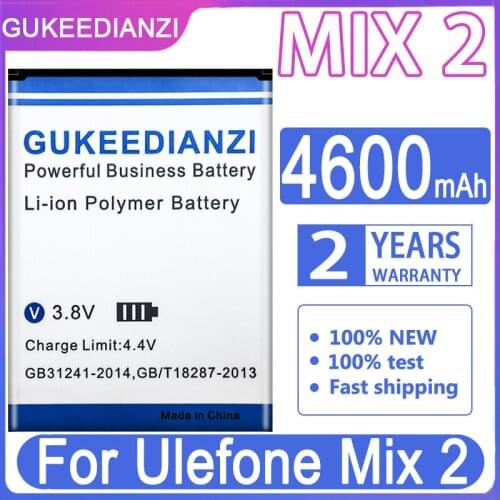 GUKEEDIANZI Replacement Battery 4600mAh For Ulefone Mix 2 Mix2