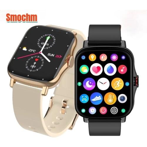 Smochm FM08 Men GTS 2 Smart Watch Bluetooth Call Real heart rate Monitor DIY dial 1.69 Inch screen Smartwatch for Android PK P8