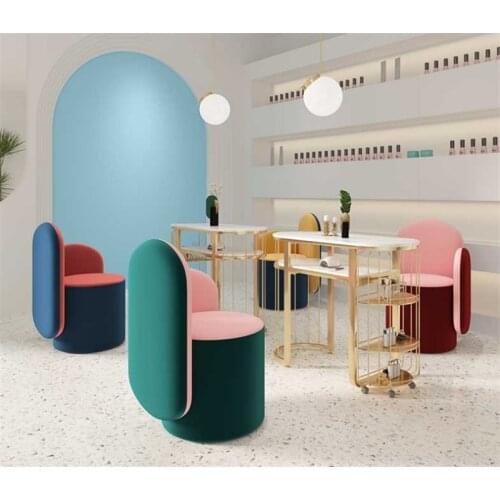 Modern Special Offer Double Layer Single and Double Manicure Table and Chair Set