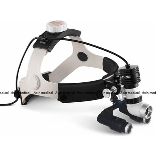 High Quality 5W LED Surgical Head Light dental Lamp All-in-Ones Headlight with loupes 4.0X ,5.0X , 6.0X , 6.5X