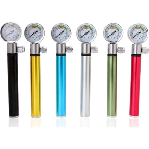 Bicycle Pump with High Pressure Gauge Mini Pump Air Pump Bicycle Pump Bicycle Accessories