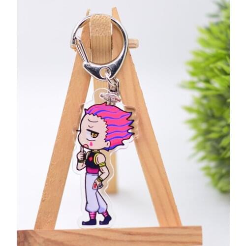 WL0973 Hunter x Hunter Keychain Acrylic Cartoon Keyring Accessories