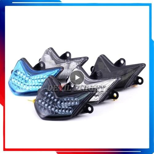 Motorcycle LED Integrated Rear Tail Light Taillight with Turn Signals Lamp For Kawasaki 2004 2005 ZX10R ZX-10R ZX 10R 04 05