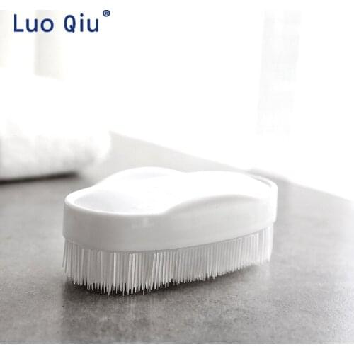 2 pcs/lot)Multifunctional household brushing soft wool clothes washing shoes brushes plastic cleaning brushes