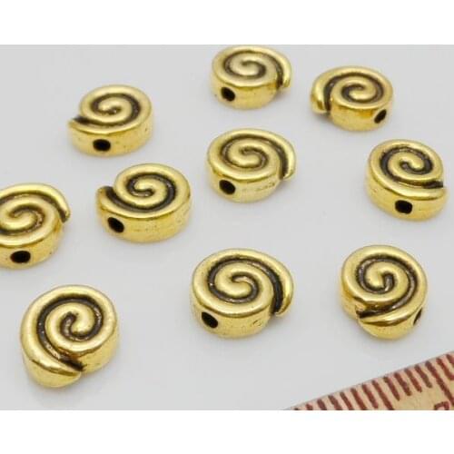 Free Shipping Wholesale 200Pcs gold Plated Spacer beads Jewelry Craft DIY 8x3.5mm